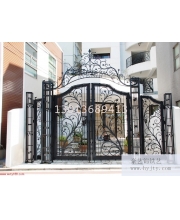 Wrought iron gates