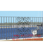 Wrought iron railings