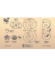 Iron art flower pots