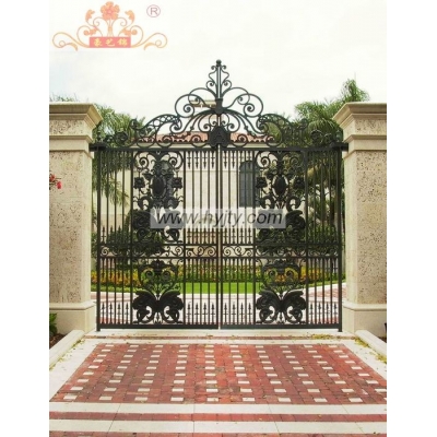 Wrought iron gates