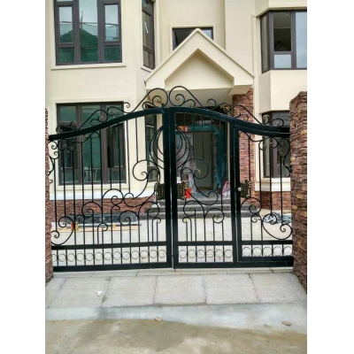 Wrought iron gates