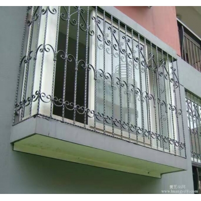Wrought iron window