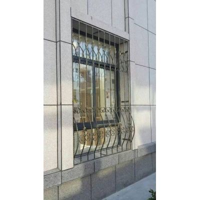 Wrought iron window