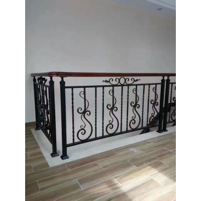 Iron art stair handrails