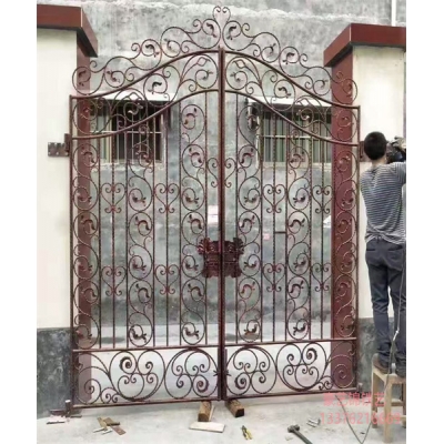 Wrought iron gates